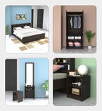 Sivom furniture Cosmo King With Storage Bedroom Combo