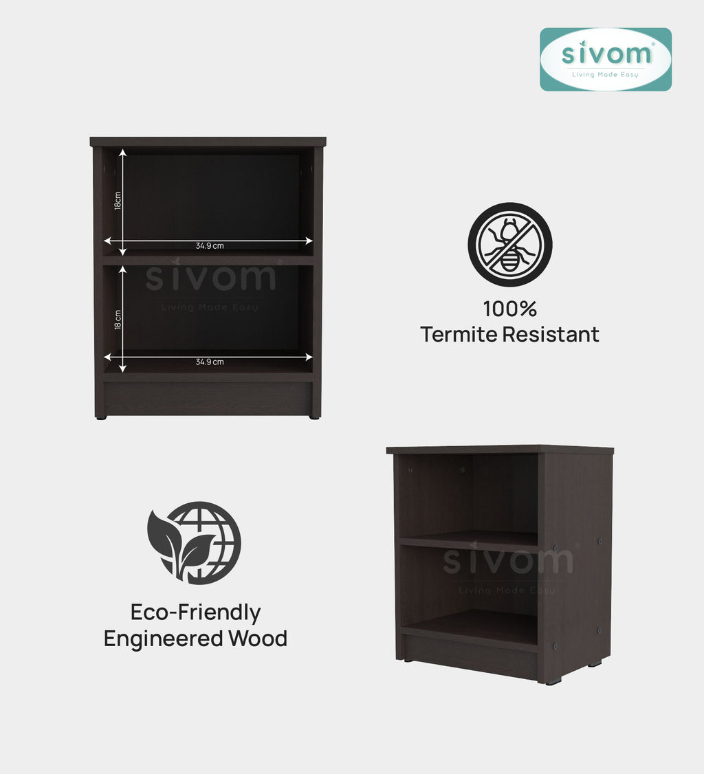 Sivom furniture Cosmo King With Storage Bedroom Combo