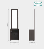 Sivom furniture Cosmo Queen WIth Storage Bedroom Combo