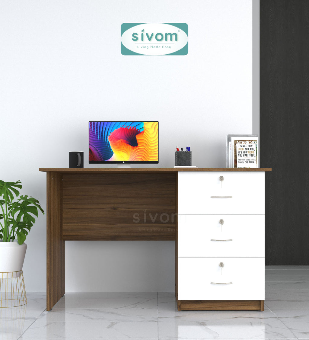 Sivom SIVOM COUNTER Multipurpose Study/Home/Office Table Engineered Wood Study Table for Modern Homes | Elegant Design & Premium Finish (Copy)