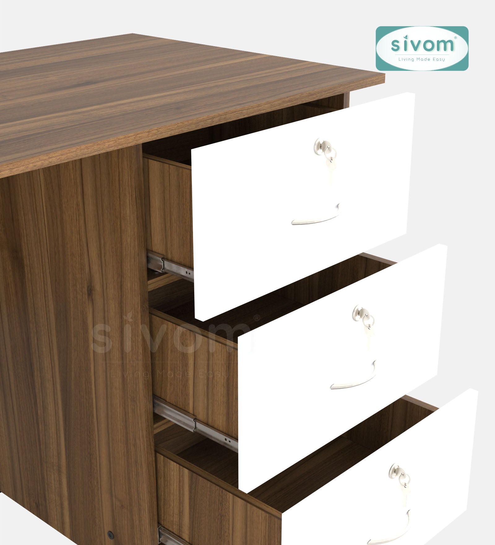 Sivom SIVOM COUNTER Multipurpose Study/Home/Office Table Engineered Wood Study Table for Modern Homes | Elegant Design & Premium Finish (Copy)