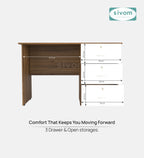 Sivom SIVOM COUNTER Multipurpose Study/Home/Office Table Engineered Wood Study Table for Modern Homes | Elegant Design & Premium Finish (Copy)