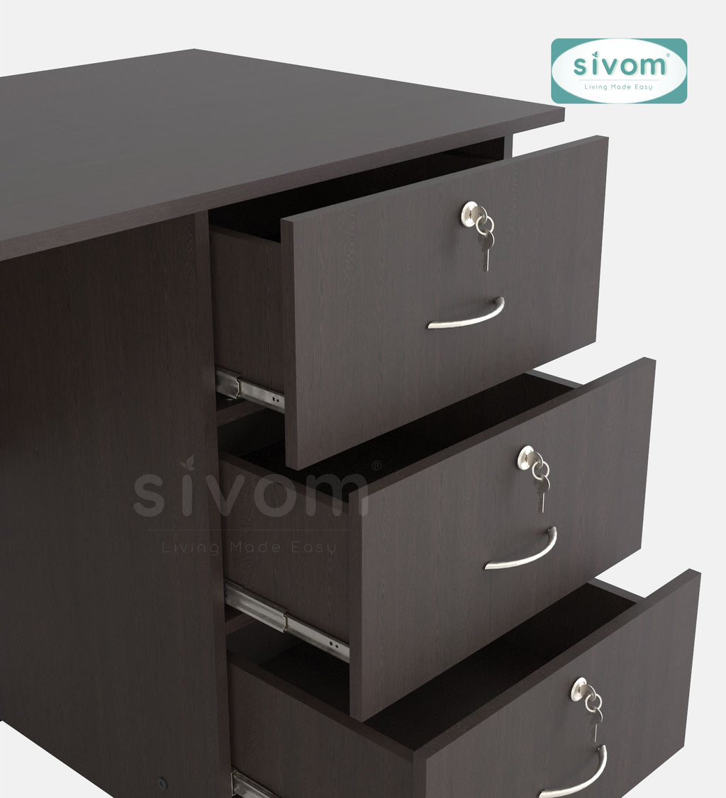 Sivom SIVOM COUNTER Multipurpose Study/Home/Office Table Engineered Wood Study Table for Modern Homes | Elegant Design & Premium Finish (Copy)