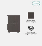 Sivom SIVOM Cozy Multipurpose TV Unit fits upto 55 inch with Storage Engineered Wood TV Entertainment Unit for Modern Homes | Elegant Design & Premium Finish