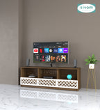 Sivom SIVOM Cozy Multipurpose TV Unit fits upto 55 inch with Storage Engineered Wood TV Entertainment Unit for Modern Homes | Elegant Design & Premium Finish