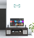 Sivom SIVOM Crafty Multipurpose TV Unit fits upto 55 inch with Storage Engineered Wood TV Entertainment Unit for Modern Homes | Elegant Design & Premium Finish