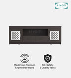 Sivom SIVOM Crafty Multipurpose TV Unit fits upto 55 inch with Storage Engineered Wood TV Entertainment Unit for Modern Homes | Elegant Design & Premium Finish