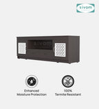 Sivom SIVOM Crafty Multipurpose TV Unit fits upto 55 inch with Storage Engineered Wood TV Entertainment Unit for Modern Homes | Elegant Design & Premium Finish