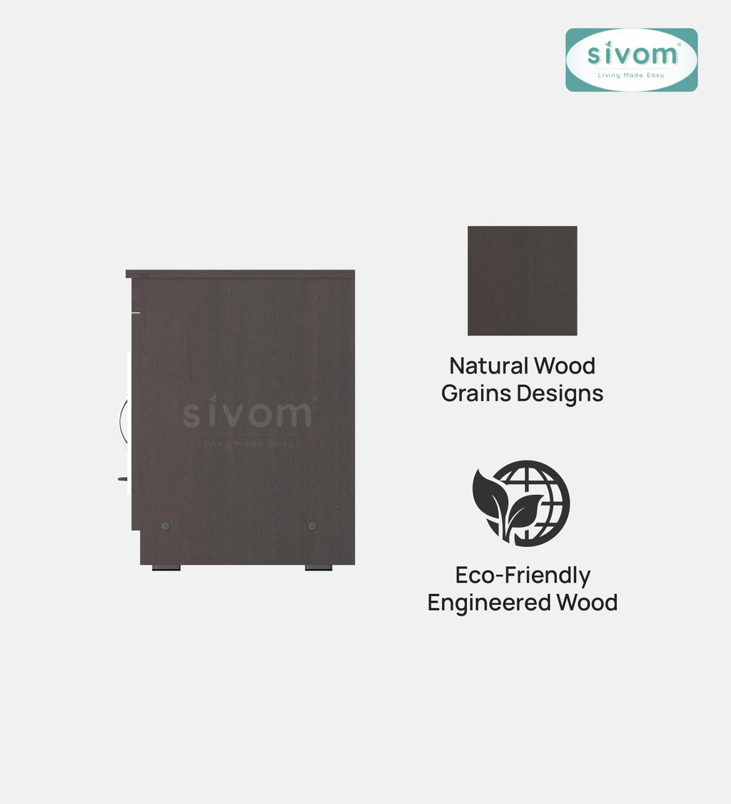 Sivom SIVOM Crafty Multipurpose TV Unit fits upto 55 inch with Storage Engineered Wood TV Entertainment Unit for Modern Homes | Elegant Design & Premium Finish