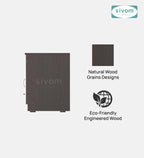 Sivom SIVOM Crafty Multipurpose TV Unit fits upto 55 inch with Storage Engineered Wood TV Entertainment Unit for Modern Homes | Elegant Design & Premium Finish