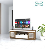 Sivom SIVOM Crafty Multipurpose TV Unit fits upto 55 inch with Storage Engineered Wood TV Entertainment Unit for Modern Homes | Elegant Design & Premium Finish