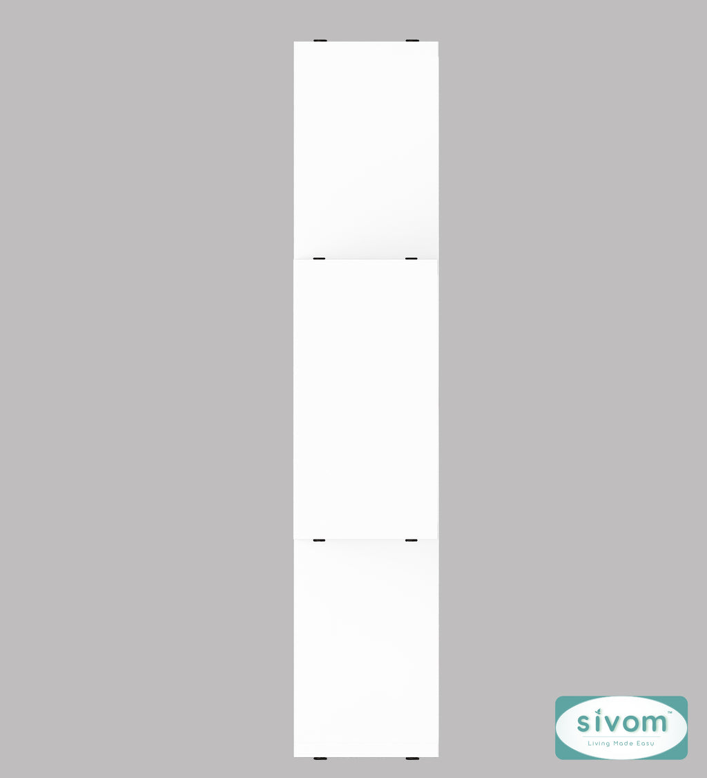 Sivom SIVOM CRIP Multipurpose Modular Wall Racks/Shelves/Organiser/Décor Particle Board Wall Shelf (Number of Shelves - 5, ) for Modern Homes | Elegant Design & Premium Finish