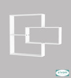 Sivom SIVOM CRIP Multipurpose Modular Wall Racks/Shelves/Organiser/Décor Particle Board Wall Shelf (Number of Shelves - 5, ) for Modern Homes | Elegant Design & Premium Finish