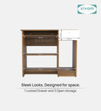 Sivom SIVOM Croma Study/Home Office Engineered Wood Computer Desk for Modern Homes | Elegant Design & Premium Finish