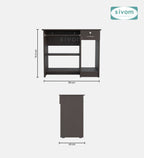 Sivom SIVOM Croma Study/Home Office Engineered Wood Computer Desk for Modern Homes | Elegant Design & Premium Finish