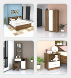 Sivom furniture Darkstar King With Storage Bedroom Combo