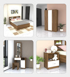 Sivom furniture Darkstar Queen With Storage Bedroom Combo