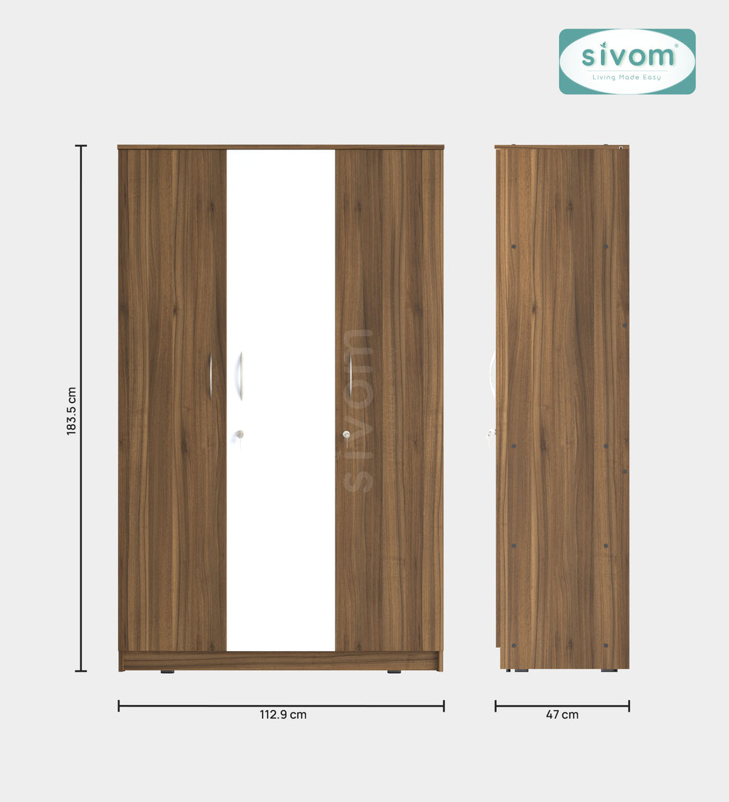 Sivom furniture Darkstar Queen With Storage Bedroom Combo