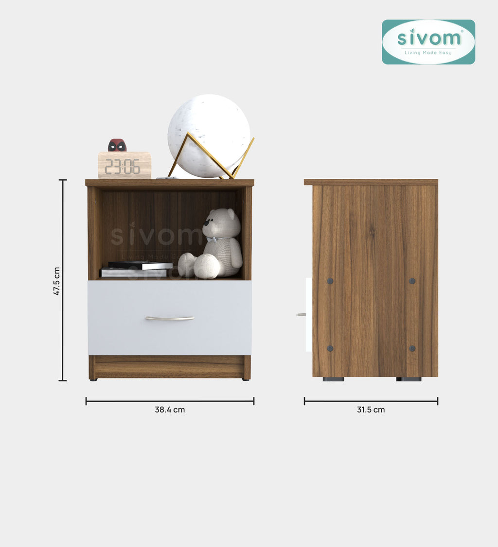 Sivom furniture Darkstar King With Storage Bedroom Combo