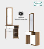Sivom furniture Darkstar King With Storage Bedroom Combo