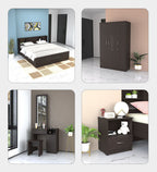 Sivom furniture Darkstar King With Storage Bedroom Combo