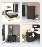 Sivom furniture Darkstar Queen With Storage Bedroom Combo