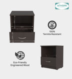 Sivom furniture Darkstar Queen With Storage Bedroom Combo