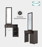 Sivom furniture Darkstar King With Storage Bedroom Combo