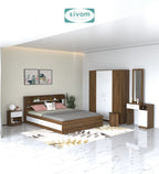Sivom furniture Darwin Queen With Storage Bedroom Combo