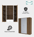 Sivom furniture Darwin Queen With Storage Bedroom Combo