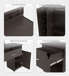 Sivom furniture Darwin Queen With Storage Bedroom Combo