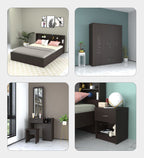 Sivom furniture Darwin Queen With Storage Bedroom Combo