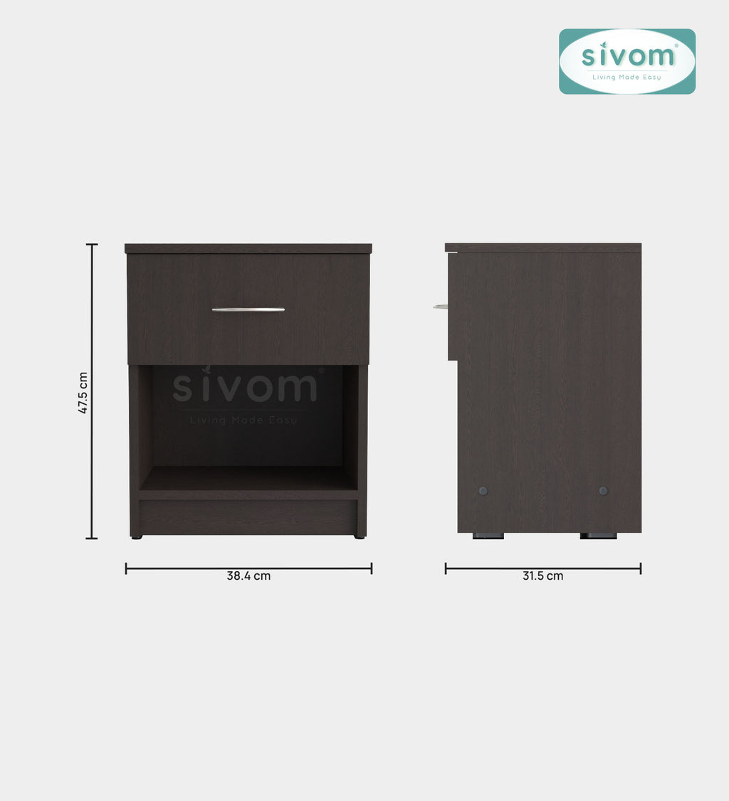 Sivom furniture Darwin Queen With Storage Bedroom Combo