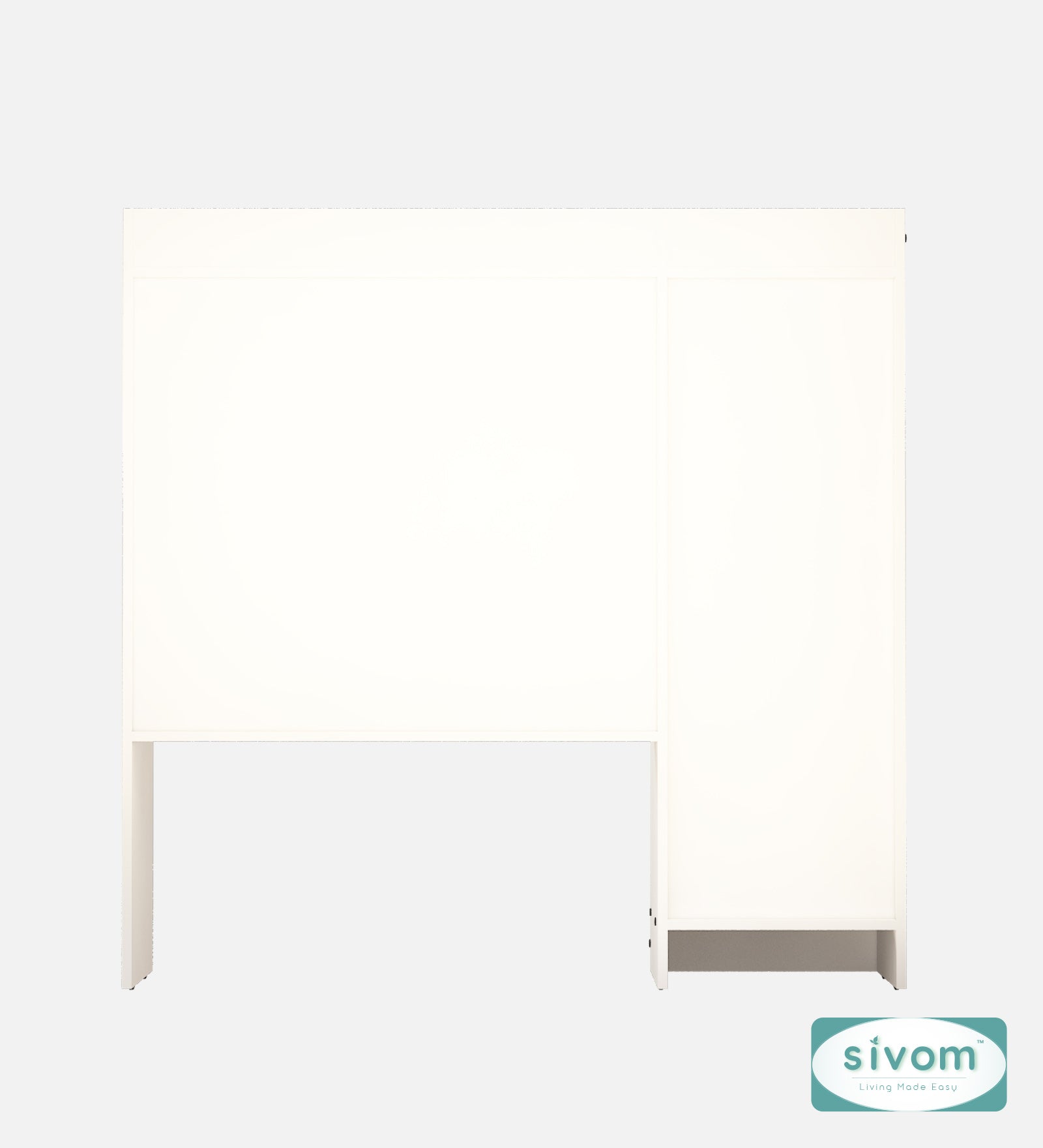 Sivom SIVOM Desky Digital Printed Multipurpose Study/Home/Office Table Engineered Wood Study Table (Free Standing, Finish Color , Knock Down) for Modern Homes | Elegant Design & Premium Finish