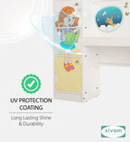 Sivom SIVOM Desky Digital Printed Multipurpose Study/Home/Office Table Engineered Wood Study Table (Free Standing, Finish Color , Knock Down) for Modern Homes | Elegant Design & Premium Finish