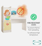 Sivom SIVOM Desky Digital Printed Multipurpose Study/Home/Office Table Engineered Wood Study Table (Free Standing, Finish Color , Knock Down) for Modern Homes | Elegant Design & Premium Finish