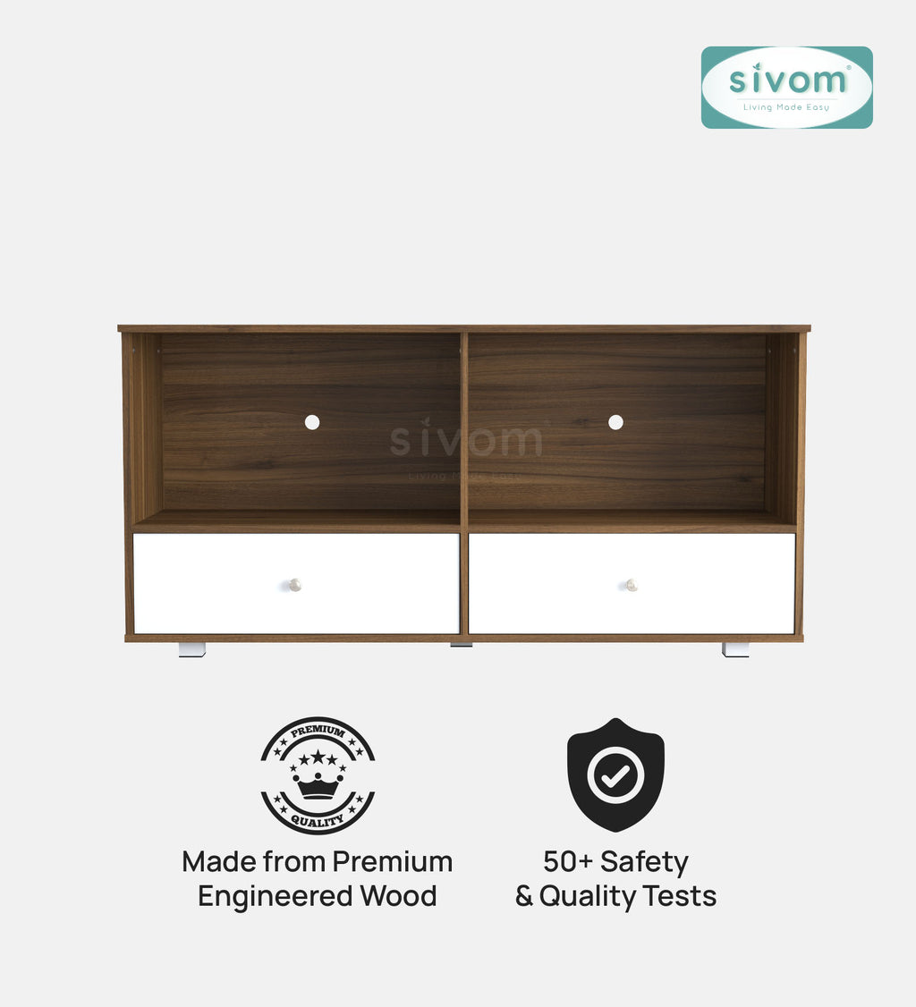 Sivom furniture SIVOM DOLLAR Multipurpose TV Unit fits upto 43 inch with Storage Engineered Wood TV Entertainment Unit for Modern Homes | Elegant Design & Premium Finish (Copy) (Copy)
