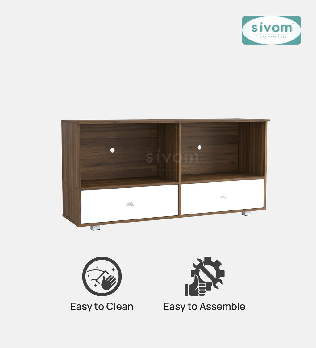 Sivom furniture SIVOM DOLLAR Multipurpose TV Unit fits upto 43 inch with Storage Engineered Wood TV Entertainment Unit for Modern Homes | Elegant Design & Premium Finish (Copy) (Copy)