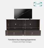 Sivom furniture SIVOM DOLLAR Multipurpose TV Unit fits upto 43 inch with Storage Engineered Wood TV Entertainment Unit for Modern Homes | Elegant Design & Premium Finish (Copy) (Copy)