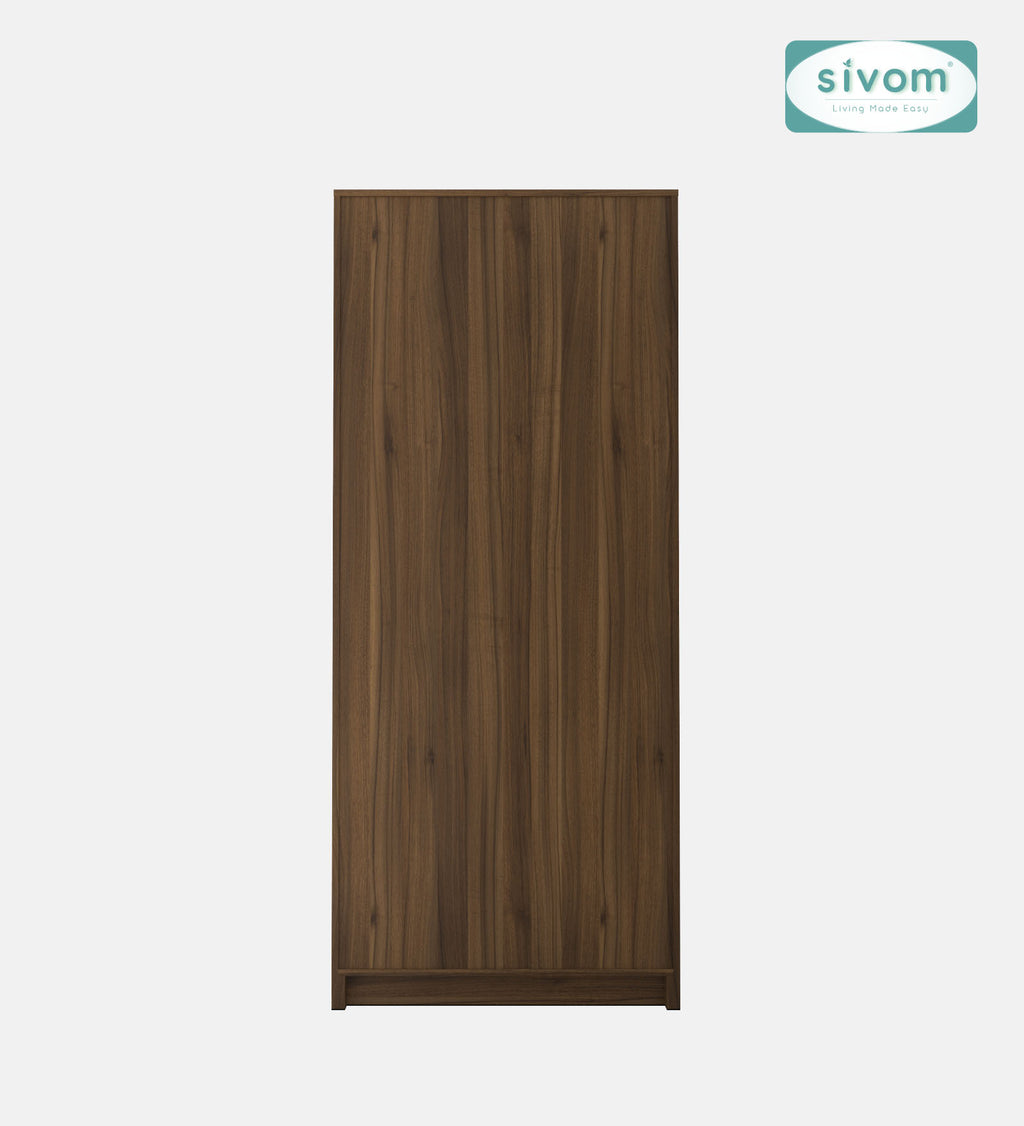 SIVOM Drogo Multipurpose 2 Door Wardrobe / Engineered Wood 2 Door Wardrobe for Modern Homes | Elegant Design & Premium Finish
