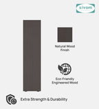 Sivom SIVOM Dwell Multipurpose Storage Rack/Study/Home/Office Engineered Wood Open Book Shelf for Modern Homes | Elegant Design & Premium Finish