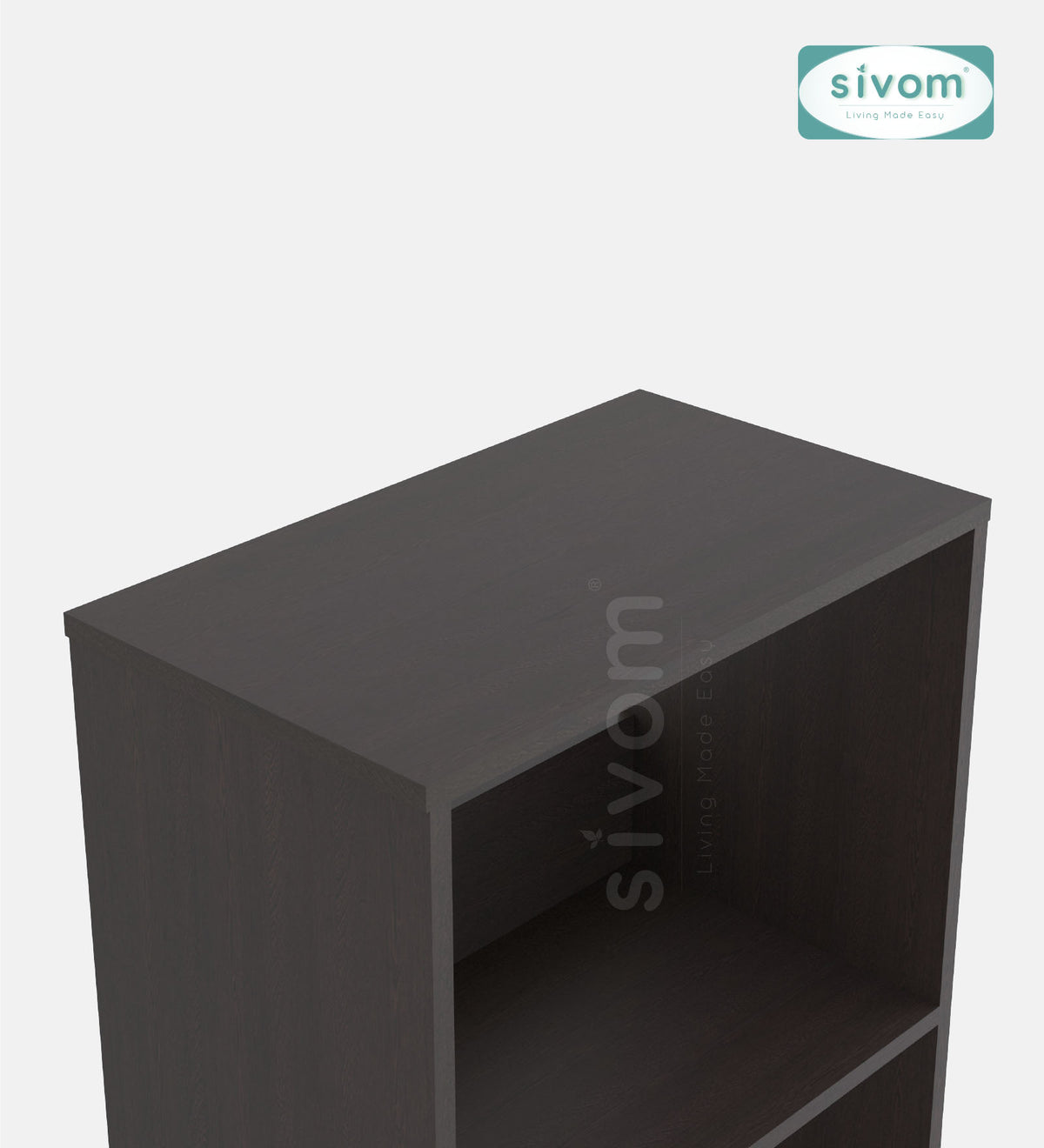 SIVOM Eclipse Multipurpose Storage Drawer/Study/Home/Office Engineered Wood Close Book Shelf  for Modern Homes | Elegant Design & Premium Finish