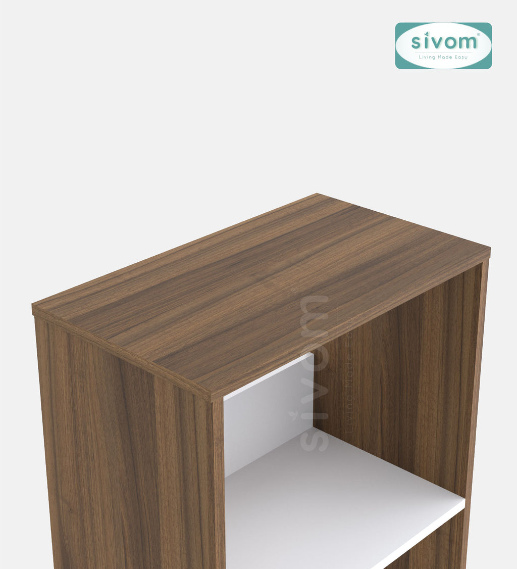 SIVOM Eclipse Multipurpose Storage Drawer/Study/Home/Office Engineered Wood Close Book Shelf  for Modern Homes | Elegant Design & Premium Finish