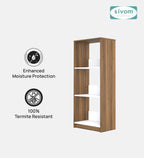 SIVOM Eclipse Multipurpose Storage Drawer/Study/Home/Office Engineered Wood Close Book Shelf  for Modern Homes | Elegant Design & Premium Finish