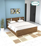 Sivom furniture SIVOM Eden Bed with Storage Engineered Wood King Bed Engineered Wood King Bed (Delivery Condition - Knock Down)