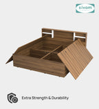 Sivom furniture SIVOM Eden Bed with Storage Engineered Wood King Bed Engineered Wood King Bed (Delivery Condition - Knock Down)