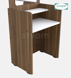 Sivom SIVOM Edwin Dressing Table with Stool Engineered Wood Dressing Table for Modern Homes | Elegant Design & Premium Finish