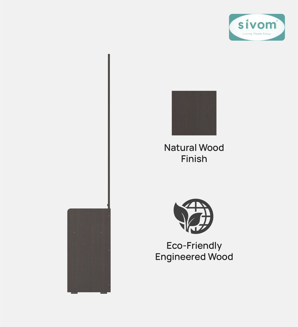 Sivom SIVOM Edwin Dressing Table with Stool Engineered Wood Dressing Table for Modern Homes | Elegant Design & Premium Finish