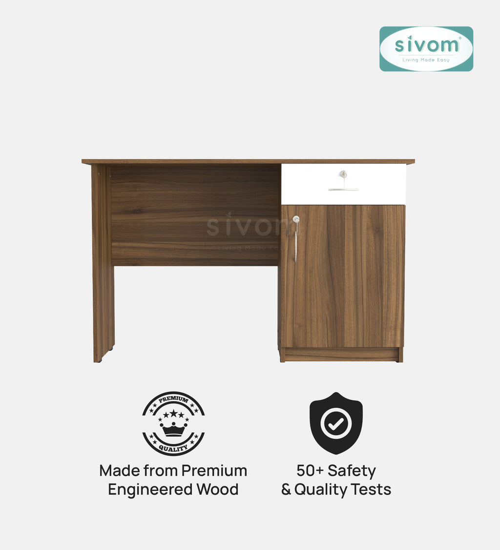 Sivom SIVOM ELECTRA Multipurpose Study/Home/Office Table Engineered Wood Study Table for Modern Homes | Elegant Design & Premium Finish (Copy) (Copy)