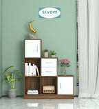 Sivom SIVOM Elegant Multipurpose Storage Unit/ Engineered Wood Free Standing Cabinet for Modern Homes | Elegant Design & Premium Finish